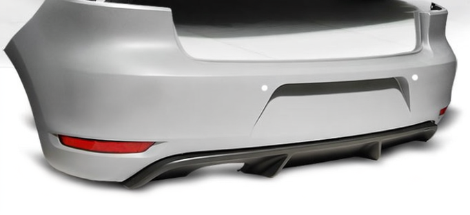 💥ART.4241 Paraurti Posteriore adatto per VW GOLF 6 08-14 LOOK GTI💥