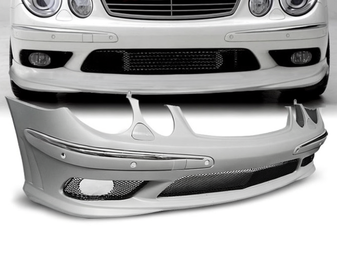 💥ART.4350 Paraurti Anteriore adatto per MERCEDES W211 02-06 LOOK AMG💥