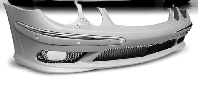 💥ART.4350 Paraurti Anteriore adatto per MERCEDES W211 02-06 LOOK AMG💥