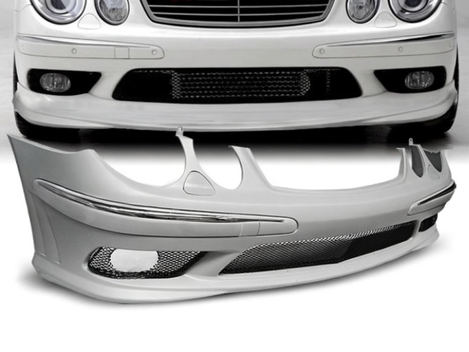 💥ART.4356 Paraurti Anteriore adatto per MERCEDES W211 02-06 LOOK AMG💥