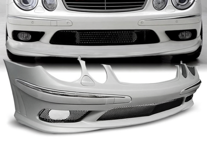 💥ART.4356 Paraurti Anteriore adatto per MERCEDES W211 02-06 LOOK AMG💥