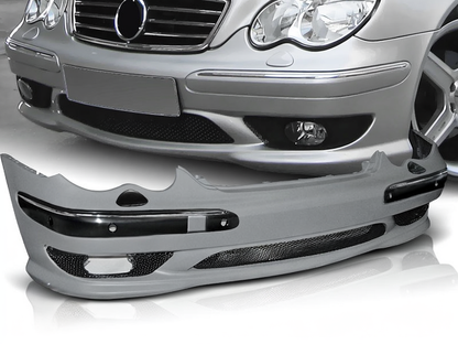 💥ART.4395 Paraurti Anteriore adatto per MERCEDES W203 00-04 LOOK AMG💥