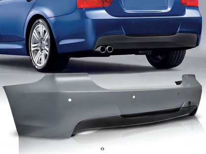 💥ART.4408 Paraurti Posteriore adatto per BMW E90 05-08 LOOK M3💥