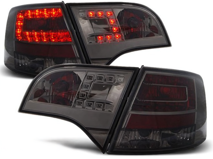 💫ART.5835 Fanali posteriori LED fumé adatti per Audi A4 Avant B7 11.04–03.08💫