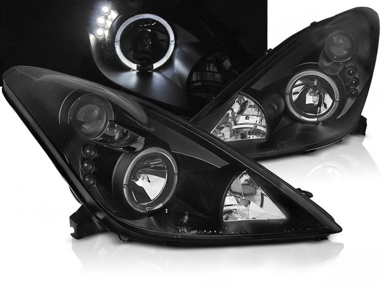 💫ART.5837 Fanali anteriori ANGEL EYES adatto per TOYOTA CELICA T230 99-05💫