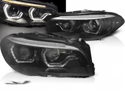 Fari Bi-Xenon ANGEL EYES LED BMW F10/F11 10-16