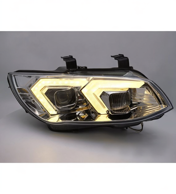 SPLITTER SUITABLE FOR VW GOLF 8 GTI GTD RLINE LOOK GLOSSY BLACK SPORTY DESIGN 
