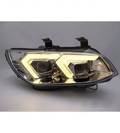 SPLITTER SUITABLE FOR VW GOLF 8 GTI GTD RLINE LOOK GLOSSY BLACK SPORTY DESIGN 