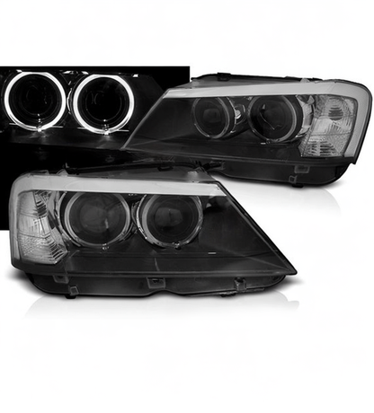 SPLITTER SUITABLE FOR VW GOLF 8 GTI GTD RLINE LOOK GLOSSY BLACK SPORTY DESIGN 
