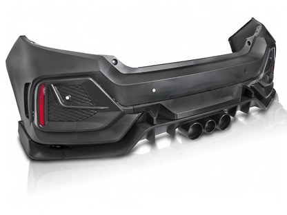 💕 Paraurti Posteriore Adatto per Honda Civic X Hatchback 16-21 Sport Style 💕