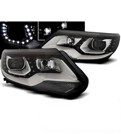 SPLITTER SUITABLE FOR VW GOLF 8 GTI GTD RLINE LOOK GLOSSY BLACK SPORTY DESIGN 