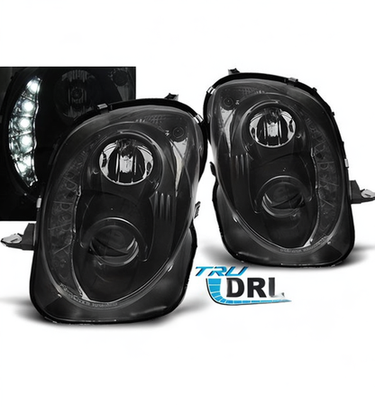 💕 Fari Anteriori Adatto per Alfa Romeo MiTo 2008-2019 True DRL LED Neri 💕