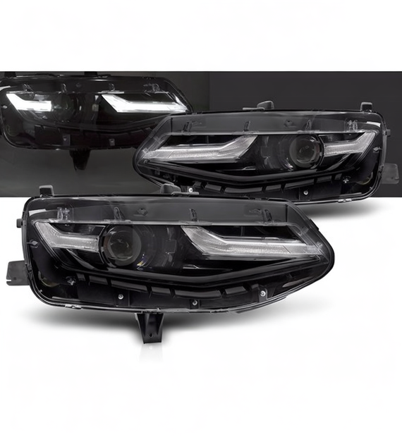 SPLITTER SUITABLE FOR VW GOLF 8 GTI GTD RLINE LOOK GLOSSY BLACK SPORTY DESIGN 