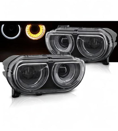 SPLITTER SUITABLE FOR VW GOLF 8 GTI GTD RLINE LOOK GLOSSY BLACK SPORTY DESIGN 
