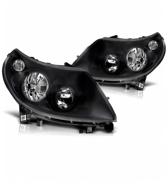 💕 Fari Anteriori Adatto per Fiat Ducato / Boxer / Jumper 2010-2014 DRL Neri 💕
