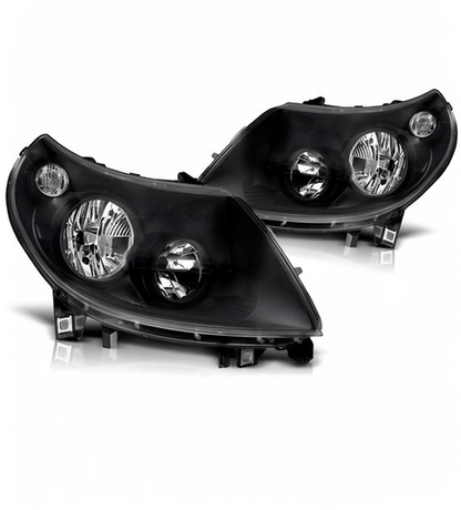 💕 Fari Anteriori Adatto per Fiat Ducato / Boxer / Jumper 2010-2014 DRL Neri 💕