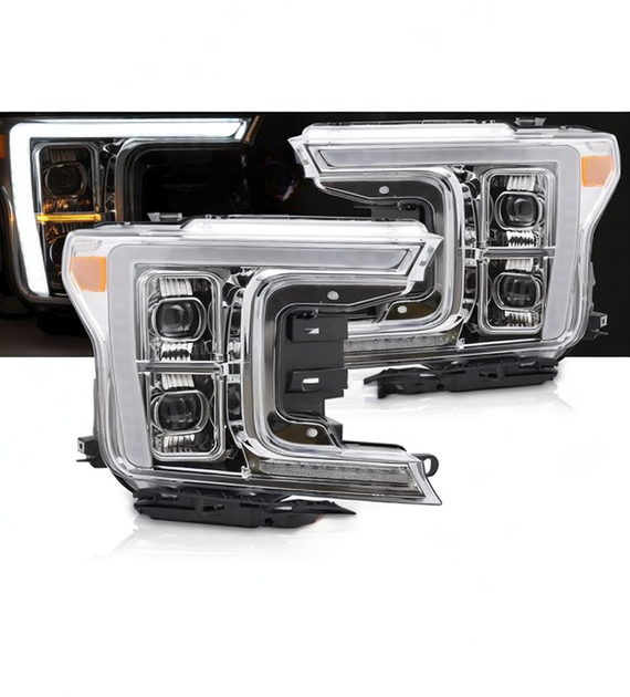 💕 Fari Anteriori Adatto per Ford F150 MK13 17-20 Full LED Cromo 💕