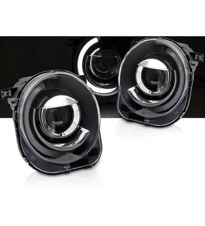 💕 Fari Anteriori Adatto per Jeep Renegade 14-18 LED Tube Neri 💕
