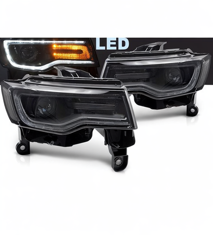 💕 Fari Anteriori Adatto per Jeep Grand Cherokee WK2 14-21 Full LED DRL 💕