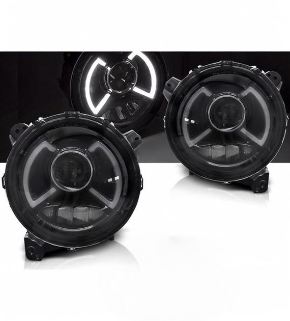 💕 Fari Anteriori Adatto per Jeep Wrangler JL 18-23 Full LED DRL 💕