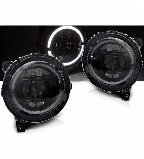 💕 Fari Anteriori Adatto per Jeep Wrangler JL 18-23 Full LED DRL 💕