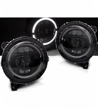 💕 Fari Anteriori Adatto per Jeep Wrangler JL 18-23 Full LED DRL 💕