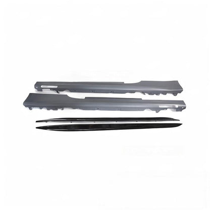 💕MINIGONNE LATERALI BMW G22 G23 20-24 LOOK M PERFORMANCE LUCE D'AMBIENTE💕
