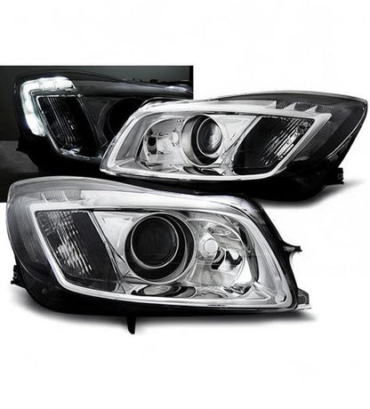 💕 Fari Anteriori Adatti per Opel Insignia 08-12 Chrome True DRL 💕