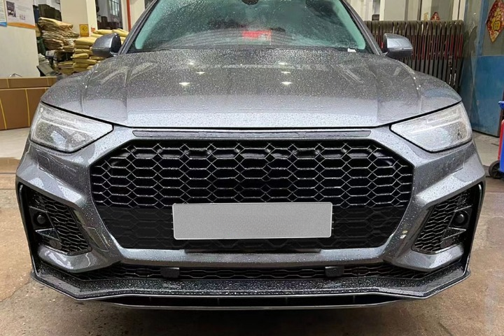 ART.7456 Paraurti Anteriore Look RSQ5 PDC per AUDI Q5 2020-2024