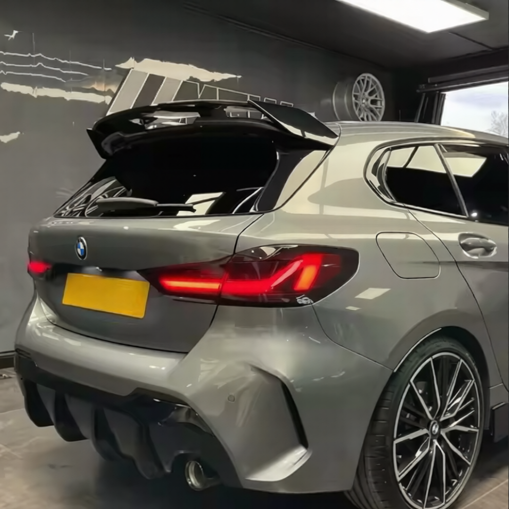 💕ART.8797 SPOILER BMW 1 F40  2019-2024 NERO  LUCIDO 💕