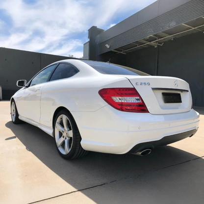 💫ART.7693 Paraurti Posteriore Look C63 V2 per MERCEDES Classe C 11-14 💫