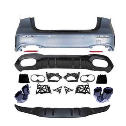 ⭐Paraurti diffusore adatto per Mercedes Classe A W177 Hatchback con terminale ⭐