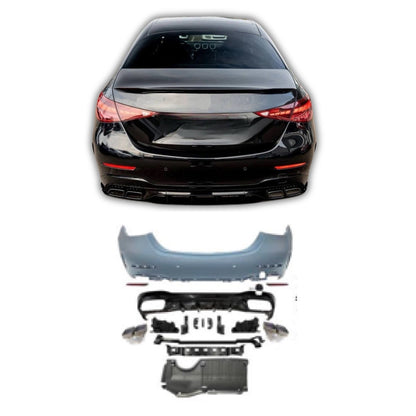 ⭐Paraurti posteriore diffusore compatibile con Mercedes Classe CW206 BerlinaPDC⭐