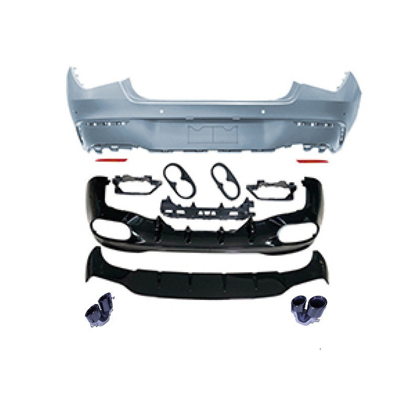 ⭐Paraurti posteriore con diffusore adatto per Mercedes CLA C118 con PDC⭐
