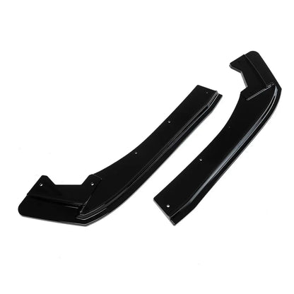 💕 Flaps Splitter Posteriori Adatti per BMW F30 F31 M-Pack Nero Lucido WR 💕