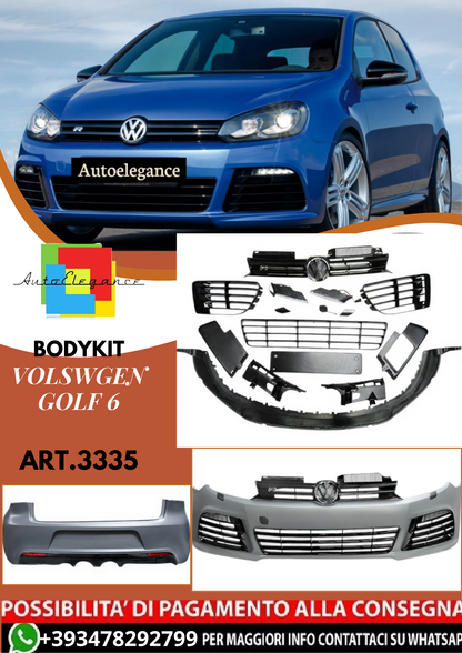 💥ART.3335 BODYKIT SPORT adatto per VW GOLF 6 LOOK R-LINE💥