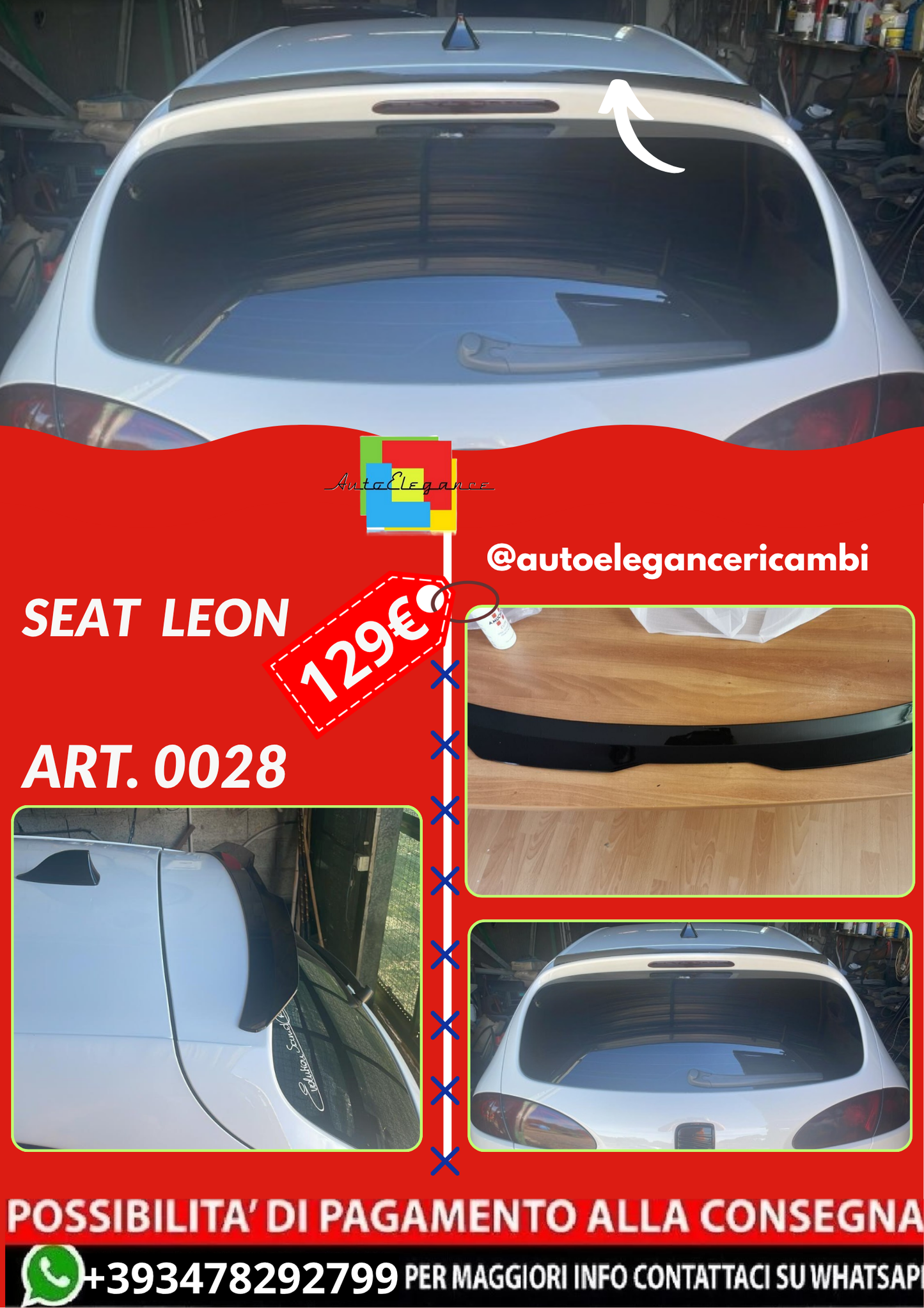 ART. 0028 SPOILER SEAT  LEON