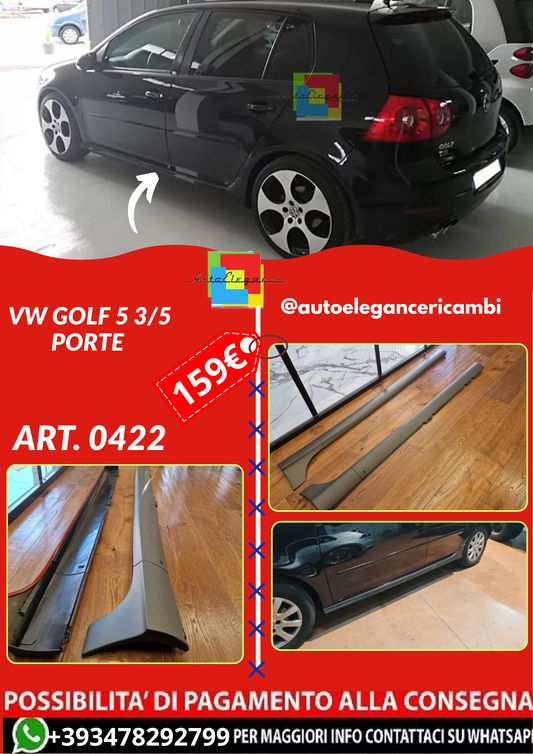 ART. 0422 MINIGONNE VW GOLF 5 3/5 PORTE GREZZE