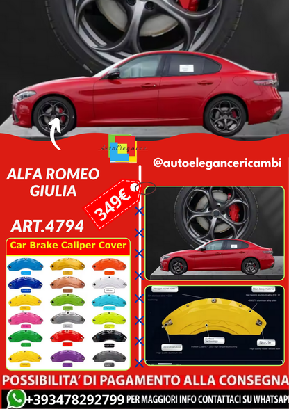 ART.4794  Freno Pinza Copertura  Alfa Romeo Giulia