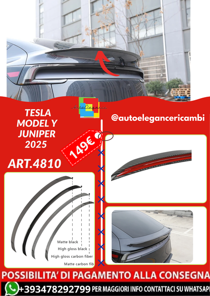 ART.4810 SPOILER Tesla Model Y Juniper 2025