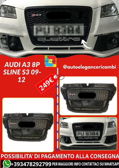 Griglia  Audi A3 8P Sline S3 09-12