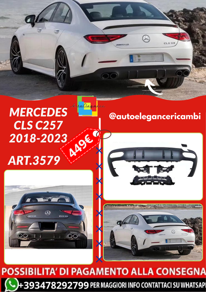ART.3579  Diffusore  CLS53 AMG Look Mercedes CLS C257 2018-2023