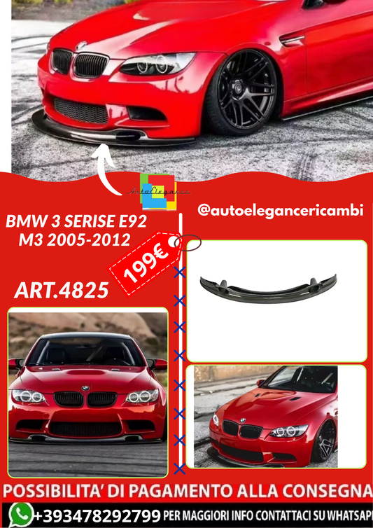 ART.4825 SPLITTER  Bmw 3 Serise E92 M3 2005-2012