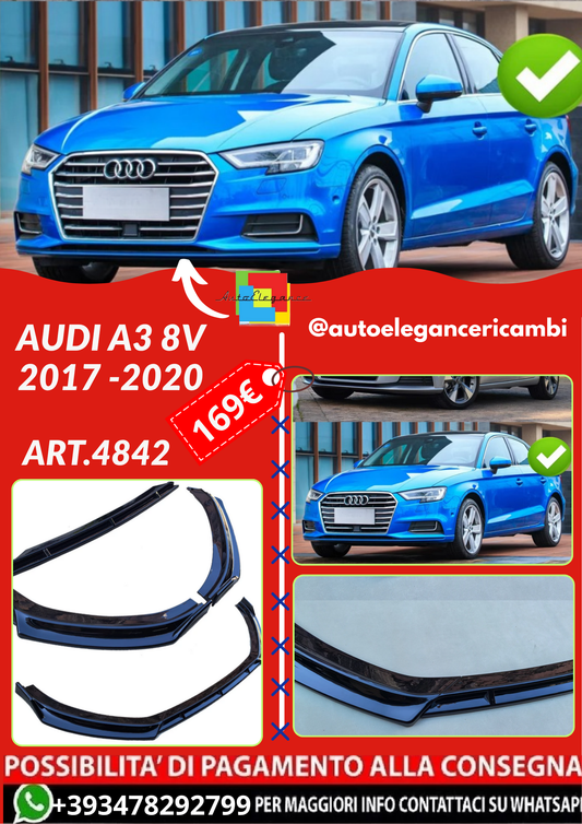 ART.4842  SPLITTER  Audi A3 8V 2017 -2020