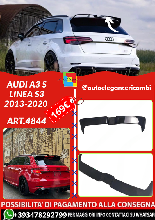 ART.4844  SPOILER Audi A3 S Linea S3 2013-2020