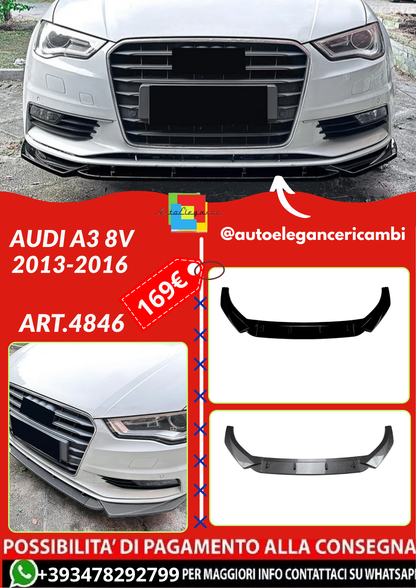 ART.4846 SPLITTER Audi A3 8V 2013-2016