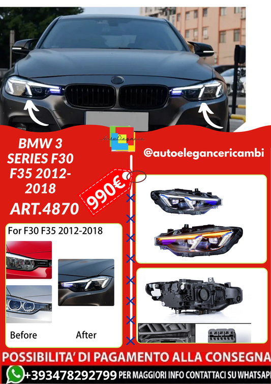 ART.4870  FARI ANTERIORI   BMW 3 Series F30 F35 2012-2018