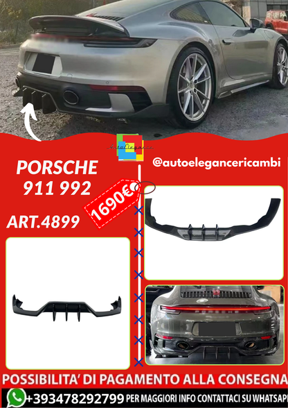ART.4899 SPLITTER POSTERIORI  Porsche 911 992