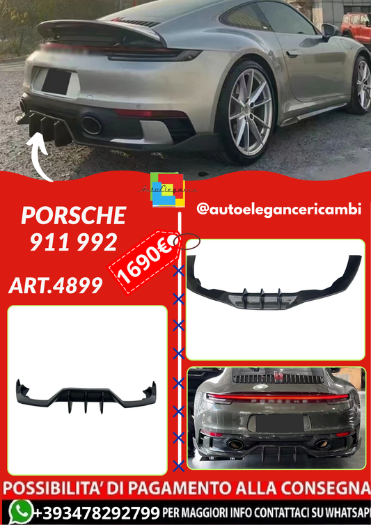 ART.4899 SPLITTER POSTERIORI  Porsche 911 992