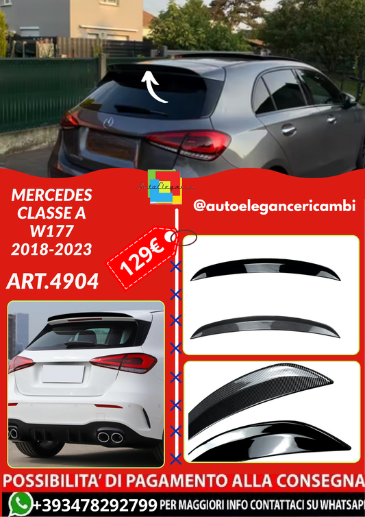 ART.4904   SPOILER  Mercedes Classe A W177 2018-2023